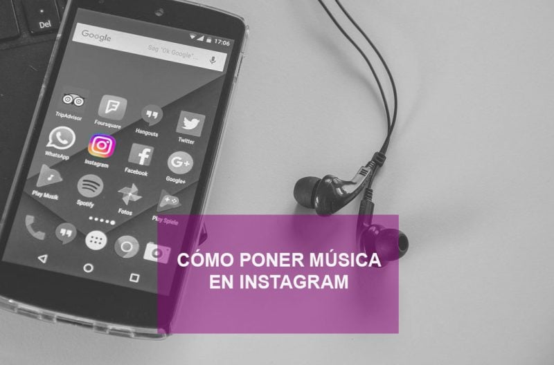 cómo poner música en Instagram